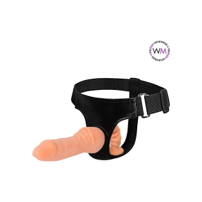 Страпон с вагинальной пробкой