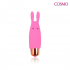 Bior Toys Cosmo — маленький розовый силиконовый вибромассажер, 7.3×2.4 см