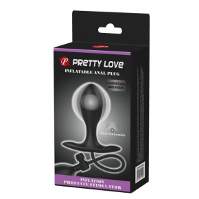 Анальная пробка с расширением Pretty Love Inflatable Anal Plug