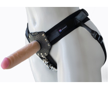 Пояс-трусики с насадкой Glamour Silver