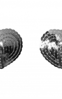 Пэстисы-сердечки Lola Lingerie Burlesque Rand, серебристые