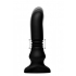 Фрикционный вибратор на пульте ДУ XR Brands Silicone Vibrating & Thrusting Plug with Remote Control