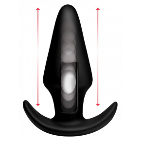 Анальная пробка, способная совершать толчковые движения Kinetic Thumping 7X Large Anal Plug