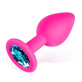 Конусовидная анальная пробка с кристаллом