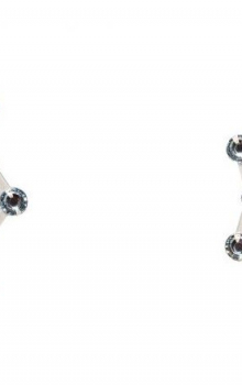 Наклейки на грудь Lola Lingerie Burlesque Rowland, серебристые