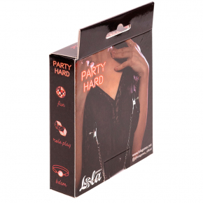 Зажимы на соски с цепочкой Lola Toys Party Hard Starlet