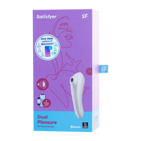 Вакуум-волновой вибромассажер Satisfyer Dual Pleasure, белый