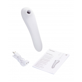 Вакуум-волновой вибромассажер Satisfyer Dual Pleasure, белый