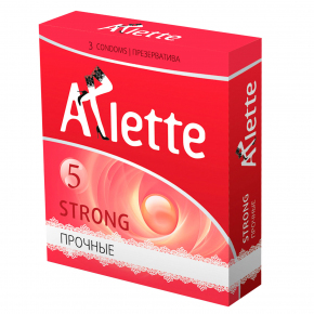 Ультрапрочные презервативы Arlette Strong, 3 шт.