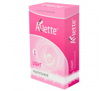 Ультратонкие презервативы Arlette Light, 6 шт.