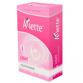 Ультратонкие презервативы Arlette Light, 6 шт.