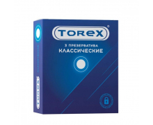 Гладкие презервативы Torex Классические, 3 шт.