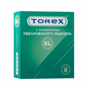 Презервативы Torex Увеличенного размера, 3 шт.