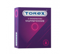 Презервативы Torex Ультратонкие, 3 шт.