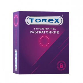 Презервативы Torex Ультратонкие, 3 шт.