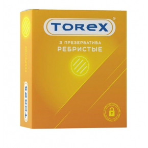 Текстурированные презервативы Torex Ребристые, 3 шт.