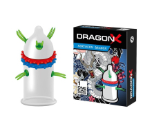 Насадка-презерватив с усиками Sitabella Condoms Dragon Northern