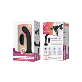 Перезаряжаемый вибрострапон на пульте ДУ Pegasus 6" P-Spot / G-Spot Peg