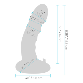 Перезаряжаемый вибрострапон на пульте ДУ Pegasus 6" Curved Ripple Peg, розовый