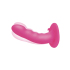 Перезаряжаемый вибрострапон на пульте ДУ Pegasus 6" Curved Ripple Peg, розовый