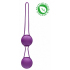 Вагинальные шарики со шнурком Natural Pleasure Geisha, фиолетовые