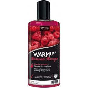 Разогревающее съедобное массажное масло с ароматом малины Joy Division WARMup Raspberry, 150 мл