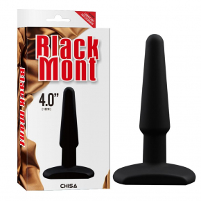 Анальная втулка Black Mont Silicone Butt Plug 4"