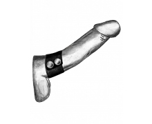 Ремень-утяжка на пенис на заклепках