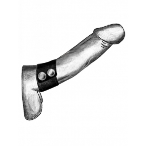 Ремень-утяжка на пенис на заклепках