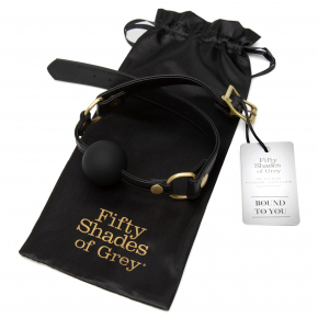 Кляп-шар Fifty Shades of Grey Bound to You Faux Leather Ball Gag