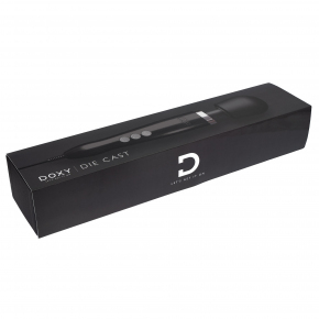Вандовый вибростимулятор с питанием от сети Doxy Die Cast, черный