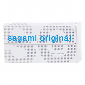 Презервативы Sagami Original 0.02 Extra Lub, 12 шт.