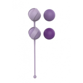 Набор из 4-х вагинальных шариков Love Story Valkyrie, фиолетовые