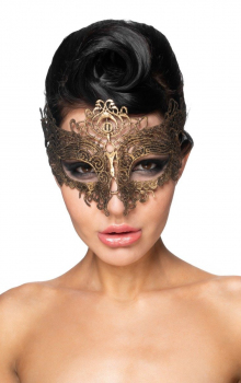 Золотистая карнавальная маска «Шедди»