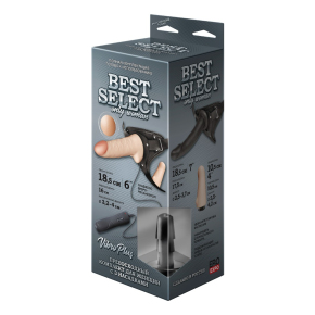 Женский пояс с 3 насадками и вибрацией Best Select