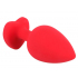 Силиконовая анальная пробка со стразом-сердечком You2Toys Silicone Plug