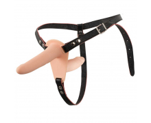 Двойной вибрострапон с вибрацией You2Toys Vibrating Double Strap-On