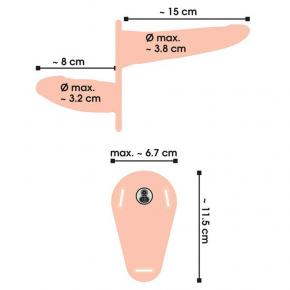 Двойной вибрострапон с вибрацией You2Toys Vibrating Double Strap-On