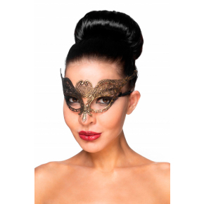 Золотистая карнавальная маска «Поррима»