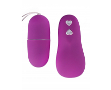 Гладкое виброяйцо с пультом Джага-Джага, фиолетовое
