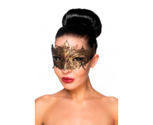 Золотистая карнавальная маска «Каф»