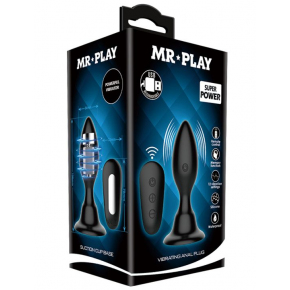 Анальная вибропробка с пультом Mr.Play Vibrating Anal Plug