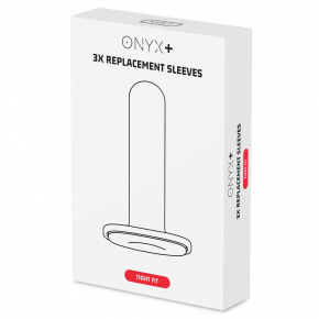 Kiiroo 3X Replacement Sleeves Tight Fit — набор из 3 узких сменных рукавов для мастурбатора Onyx