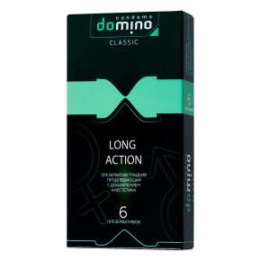 Презервативы Domino Classic Long Action, 6 шт.