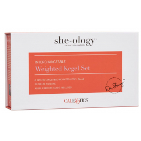 Набор вагинальных шариков со сменным грузом She-ology Weighted Kegel Set