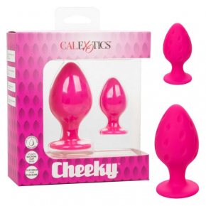 Набор из двух анальных пробок Anal Toys Cheeky, розовый