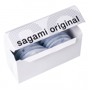 Полиуретановые презервативы Sagami Original L-size, 10 шт.