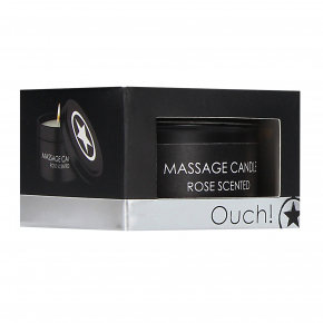 Массажная свеча Shots Media Ouch! Massage Candle Rose Scented