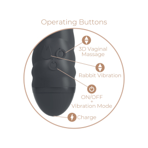 Вибратор с клиторальным стимулятором Twister