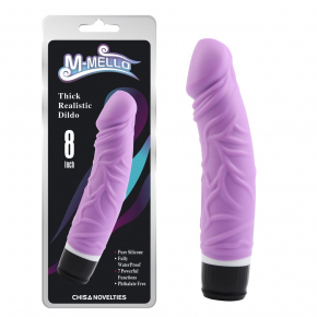Вибратор-реалистик M-Mello, фиолетовый